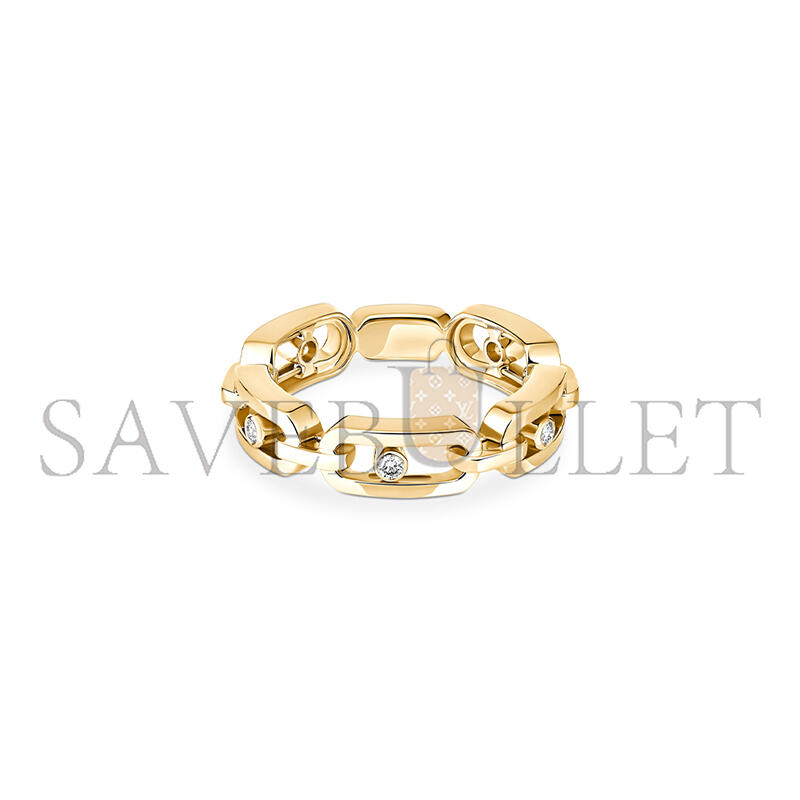 MESSIKA MOVE LINK RING YELLOW GOLD DIAMOND RING 12078-YG